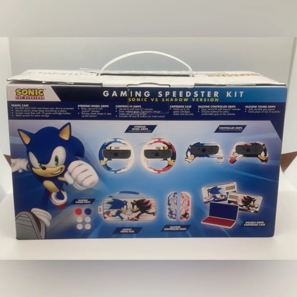 Sonic the Hedgehog Switch Gaming Controller 14pc Set